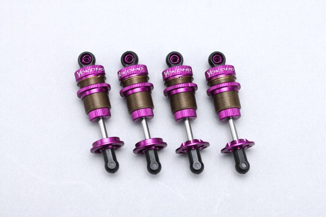 Yokomo YD-2 SLF Aluminum Big Bore Shock Set (Purple) | MIBOSPORT